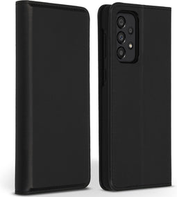 Accezz Hoesje Geschikt voor Samsung Galaxy A33 Hoesje Met Pasjeshouder - Accezz Premium Leather Slim Bookcase - Zwart