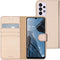 Accezz Hoesje Geschikt voor Samsung Galaxy A33 Hoesje Met Pasjeshouder - Accezz Wallet Softcase Bookcase - goud