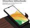 Accezz Hoesje Geschikt voor Samsung Galaxy A33 Hoesje Met Pasjeshouder - Accezz Premium Leather 2 in 1 Wallet Bookcase - Bruin