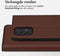 Accezz Hoesje Geschikt voor Samsung Galaxy A33 Hoesje Met Pasjeshouder - Accezz Premium Leather Slim Bookcase - Bruin