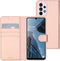 Accezz Hoesje Geschikt voor Samsung Galaxy A33 Hoesje Met Pasjeshouder - Accezz Wallet Softcase Bookcase - Rosé Goud