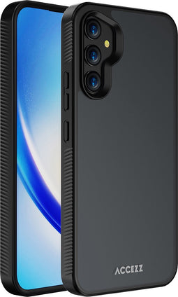 Accezz Hoesje Geschikt voor Samsung Galaxy A34 (5G) Hoesje - Accezz Rugged Frosted Backcover - Zwart