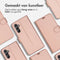 Accezz Hoesje Geschikt voor Samsung Galaxy A34 (5G) Hoesje Met Pasjeshouder - Accezz Wallet Softcase Bookcase - Rosé Goud