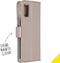 Accezz Hoesje Geschikt voor Samsung Galaxy A41 Hoesje Met Pasjeshouder - Accezz Wallet Softcase Bookcase - goud