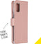Accezz Hoesje Geschikt voor Samsung Galaxy A41 Hoesje Met Pasjeshouder - Accezz Wallet Softcase Bookcase - Roze