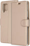 Accezz Hoesje Geschikt voor Samsung Galaxy A42 Hoesje Met Pasjeshouder - Accezz Wallet Softcase Bookcase - goud