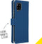 Accezz Hoesje Geschikt voor Samsung Galaxy A42 Hoesje Met Pasjeshouder - Accezz Wallet Softcase Bookcase - Donkerblauw