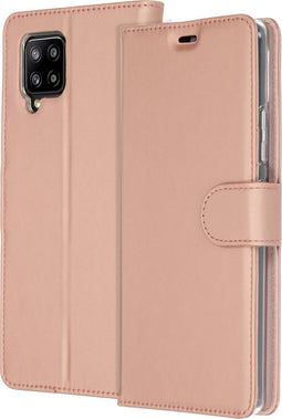 Accezz Hoesje Geschikt voor Samsung Galaxy A42 Hoesje Met Pasjeshouder - Accezz Wallet Softcase Bookcase - Roze