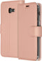 Accezz Hoesje Geschikt voor Samsung Galaxy A5 (2017) Hoesje Met Pasjeshouder - Accezz Wallet Softcase Bookcase - Rosé Goud