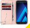 Accezz Hoesje Geschikt voor Samsung Galaxy A5 (2017) Hoesje Met Pasjeshouder - Accezz Wallet Softcase Bookcase - Rosé Goud