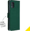 Accezz Hoesje Geschikt voor Samsung Galaxy A51 Hoesje Met Pasjeshouder - Accezz Wallet Softcase Bookcase - Groen