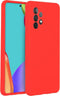 Accezz Hoesje Geschikt voor Samsung Galaxy A52 (4G) / A52s / A52 (5G) Hoesje Siliconen - Accezz Liquid Silicone Backcover - Rood