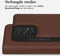 Accezz Hoesje Geschikt voor Samsung Galaxy A53 Hoesje Met Pasjeshouder - Accezz Premium Leather 2 in 1 Wallet Bookcase - Bruin