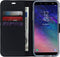 Accezz Hoesje Geschikt voor Samsung Galaxy A6 (2018) Hoesje Met Pasjeshouder - Accezz Wallet Softcase Bookcase - Zwart