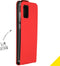 Accezz Hoesje Geschikt voor Samsung Galaxy A71 Hoesje Met Pasjeshouder - Accezz Flipcase - Rood