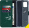 Accezz Hoesje Geschikt voor Samsung Galaxy A71 Hoesje Met Pasjeshouder - Accezz Wallet Softcase Bookcase - Groen