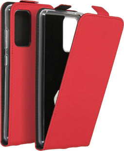 Accezz Hoesje Geschikt voor Samsung Galaxy A72 Hoesje Met Pasjeshouder - Accezz Flipcase - Rood