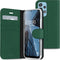 Accezz Hoesje Geschikt voor Samsung Galaxy A72 Hoesje Met Pasjeshouder - Accezz Wallet Softcase Bookcase - Groen