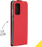 Accezz Hoesje Geschikt voor Samsung Galaxy A72 Hoesje Met Pasjeshouder - Accezz Flipcase - Rood