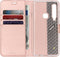 Accezz Hoesje Geschikt voor Samsung Galaxy A9 (2018) Hoesje Met Pasjeshouder - Accezz Wallet Softcase Bookcase - Roze