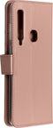 Accezz Hoesje Geschikt voor Samsung Galaxy A9 (2018) Hoesje Met Pasjeshouder - Accezz Wallet Softcase Bookcase - Roze