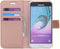 Accezz Hoesje Geschikt voor Samsung Galaxy J3 (2016) / J3 Hoesje Met Pasjeshouder - Accezz Wallet Softcase Bookcase - Roze