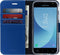 Accezz Hoesje Geschikt voor Samsung Galaxy J3 (2017) Hoesje Met Pasjeshouder - Accezz Wallet Softcase Bookcase - Donkerblauw