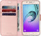 Accezz Hoesje Geschikt voor Samsung Galaxy J5 (2016) Hoesje Met Pasjeshouder - Accezz Wallet Softcase Bookcase - Roze