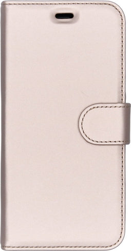 Accezz Hoesje Geschikt voor Samsung Galaxy J6 Hoesje Met Pasjeshouder - Accezz Wallet Softcase Bookcase - goud