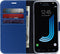 Accezz Hoesje Geschikt voor Samsung Galaxy J7 (2017) Hoesje Met Pasjeshouder - Accezz Wallet Softcase Bookcase - Donkerblauw