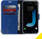 Accezz Hoesje Geschikt voor Samsung Galaxy J7 (2017) Hoesje Met Pasjeshouder - Accezz Wallet Softcase Bookcase - Donkerblauw