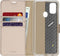 Accezz Hoesje Geschikt voor Samsung Galaxy M30s / M21 Hoesje Met Pasjeshouder - Accezz Wallet Softcase Bookcase - goud