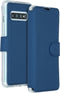 Accezz Hoesje Geschikt voor Samsung Galaxy S10 Hoesje Met Pasjeshouder - Accezz Xtreme Wallet Bookcase - Donkerblauw