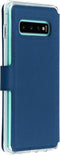 Accezz Hoesje Geschikt voor Samsung Galaxy S10 Plus Hoesje Met Pasjeshouder - Accezz Xtreme Wallet Bookcase - Donkerblauw