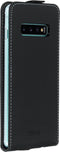 Accezz Hoesje Geschikt voor Samsung Galaxy S10 Plus Hoesje Met Pasjeshouder - Accezz Flipcase - Zwart