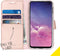 Accezz Hoesje Geschikt voor Samsung Galaxy S10e Hoesje Met Pasjeshouder - Accezz Wallet Softcase Bookcase - Roze
