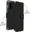 Accezz Hoesje Geschikt voor Samsung Galaxy S20 Hoesje Met Pasjeshouder - Accezz Xtreme Wallet Bookcase - Zwart