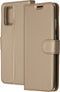 Accezz Hoesje Geschikt voor Samsung Galaxy S20 Plus Hoesje Met Pasjeshouder - Accezz Wallet Softcase Bookcase - goud
