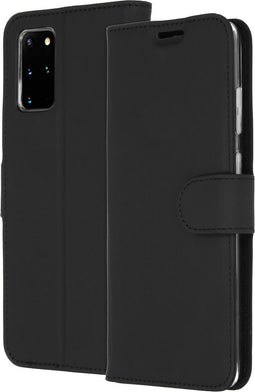 Accezz Hoesje Geschikt voor Samsung Galaxy S20 Plus Hoesje Met Pasjeshouder - Accezz Wallet Softcase Bookcase - Zwart