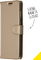 Accezz Hoesje Geschikt voor Samsung Galaxy S20 Plus Hoesje Met Pasjeshouder - Accezz Wallet Softcase Bookcase - goud