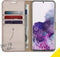 Accezz Hoesje Geschikt voor Samsung Galaxy S20 Plus Hoesje Met Pasjeshouder - Accezz Wallet Softcase Bookcase - goud
