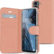Accezz Hoesje Geschikt voor Samsung Galaxy S21 FE Hoesje Met Pasjeshouder - Accezz Wallet Softcase Bookcase - Rosé Goud