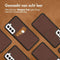 Accezz Hoesje Geschikt voor Samsung Galaxy S21 FE Hoesje Met Pasjeshouder - Accezz Premium Leather Card Slot Backcover - Bruin