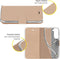 Accezz Hoesje Geschikt voor Samsung Galaxy S21 FE Hoesje Met Pasjeshouder - Accezz Wallet Softcase Bookcase - goud
