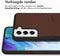 Accezz Hoesje Geschikt voor Samsung Galaxy S21 FE Hoesje Met Pasjeshouder - Accezz Premium Leather Card Slot Backcover - Bruin