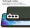 Accezz Hoesje Geschikt voor Samsung Galaxy S21 FE Hoesje Met Pasjeshouder - Accezz Premium Leather Card Slot Backcover - Groen