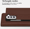 Accezz Hoesje Geschikt voor Samsung Galaxy S21 FE Hoesje Met Pasjeshouder - Accezz Premium Leather Slim Bookcase - Bruin