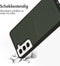 Accezz Hoesje Geschikt voor Samsung Galaxy S21 FE Hoesje Met Pasjeshouder - Accezz Premium Leather Card Slot Backcover - Groen