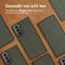 Accezz Hoesje Geschikt voor Samsung Galaxy S21 Hoesje Met Pasjeshouder - Accezz Premium Leather Slim Bookcase - Groen