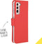 Accezz Hoesje Geschikt voor Samsung Galaxy S21 Hoesje Met Pasjeshouder - Accezz Wallet Softcase Bookcase - Rood